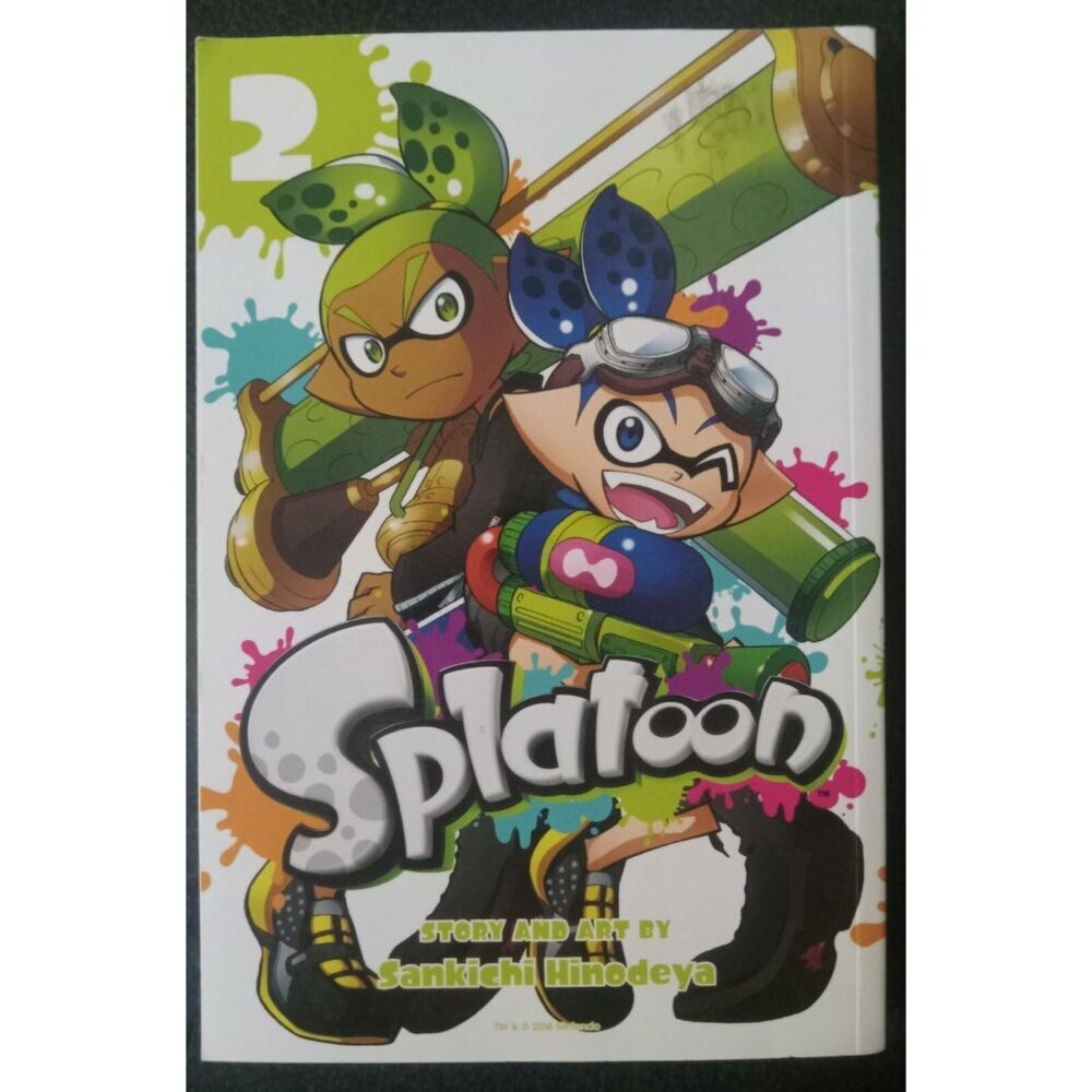 Splatoon Vol 2 Manga by Nintendo & Viz – 2018 PB VG+